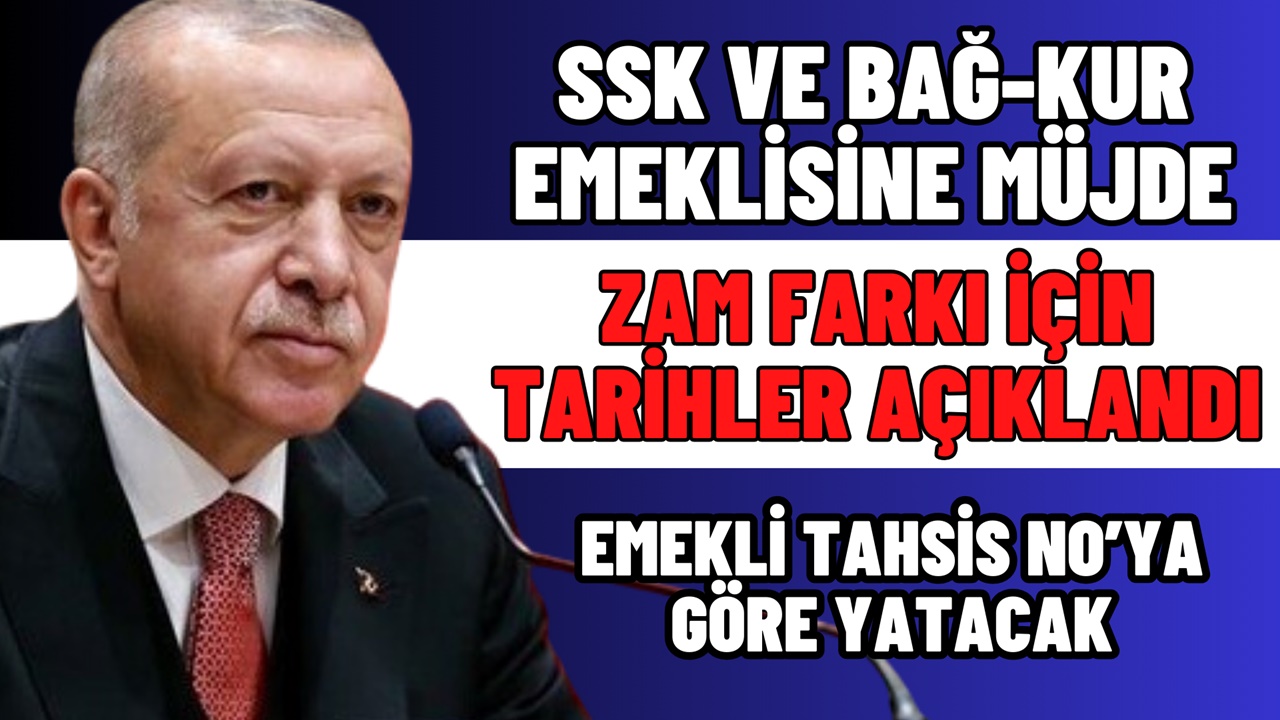 SSK, Bağ-Kur Emekli Tahsis Numarasına Göre Zamlı Maaş Takvimi Açıklandı! Zam Farkı Da O Tarihlerde Ödenecek