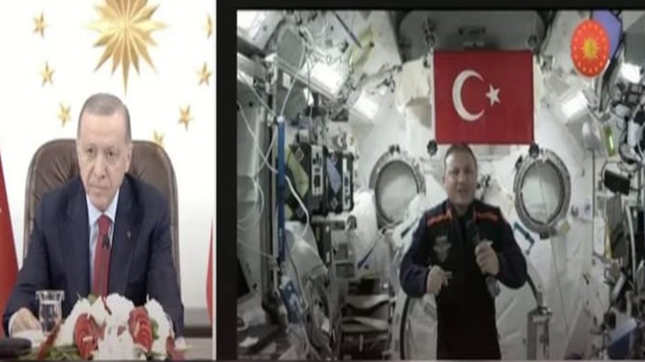 Cumhurbaşkanı Erdoğan Türk Astronot Alper Gezeravcı ile iletişim kurdu