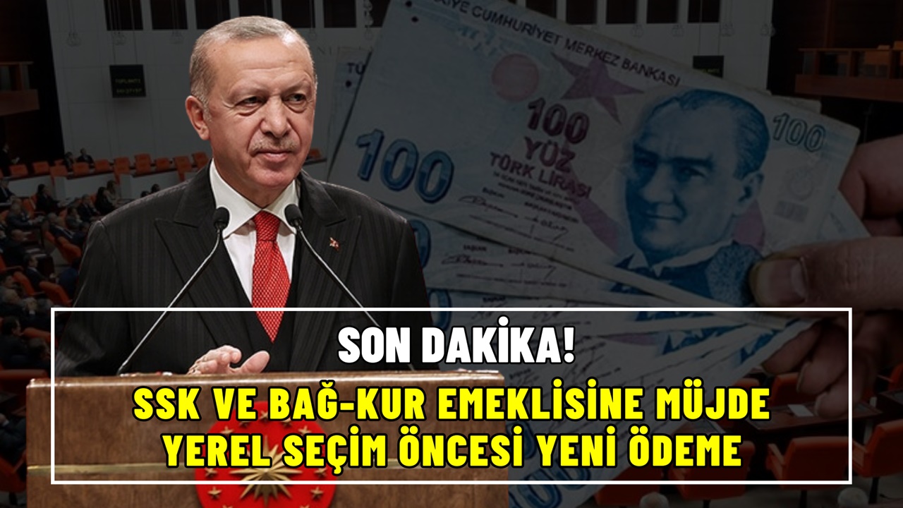 SSK, Bağ-Kur'lu Emekliye Her Ay 2.500 TL Destek Müjdesi! Yerel Seçim Öncesi Yeni JEST GELDİ