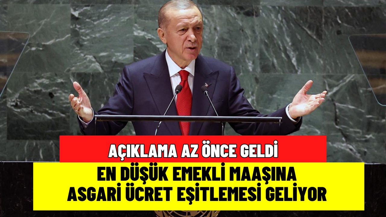 En Düşük Emekli Maaşı İçin Asgari Ücret EŞİTLEMESİ Geliyor! Açıklama Son Dakika Geldi