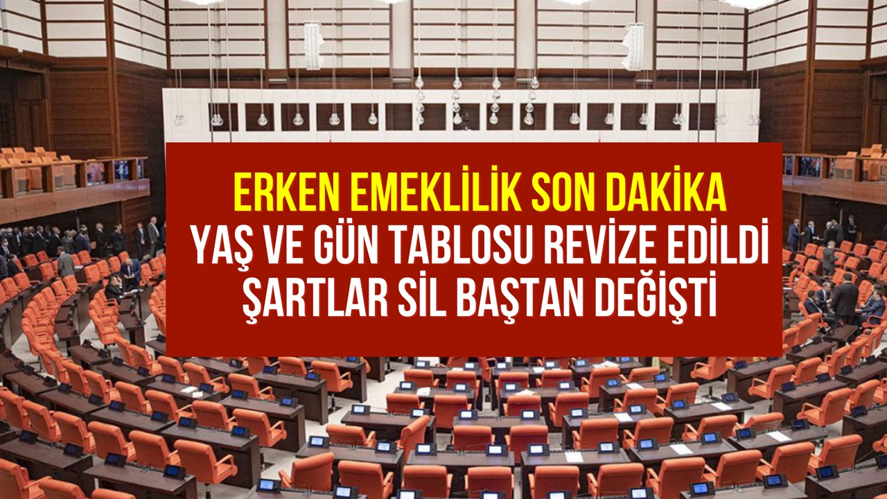 Emeklilik Tablosu Revize Edildi! SSK SGK’da 1996-2000 Sonrası Yaş Gün Şartları Değişti