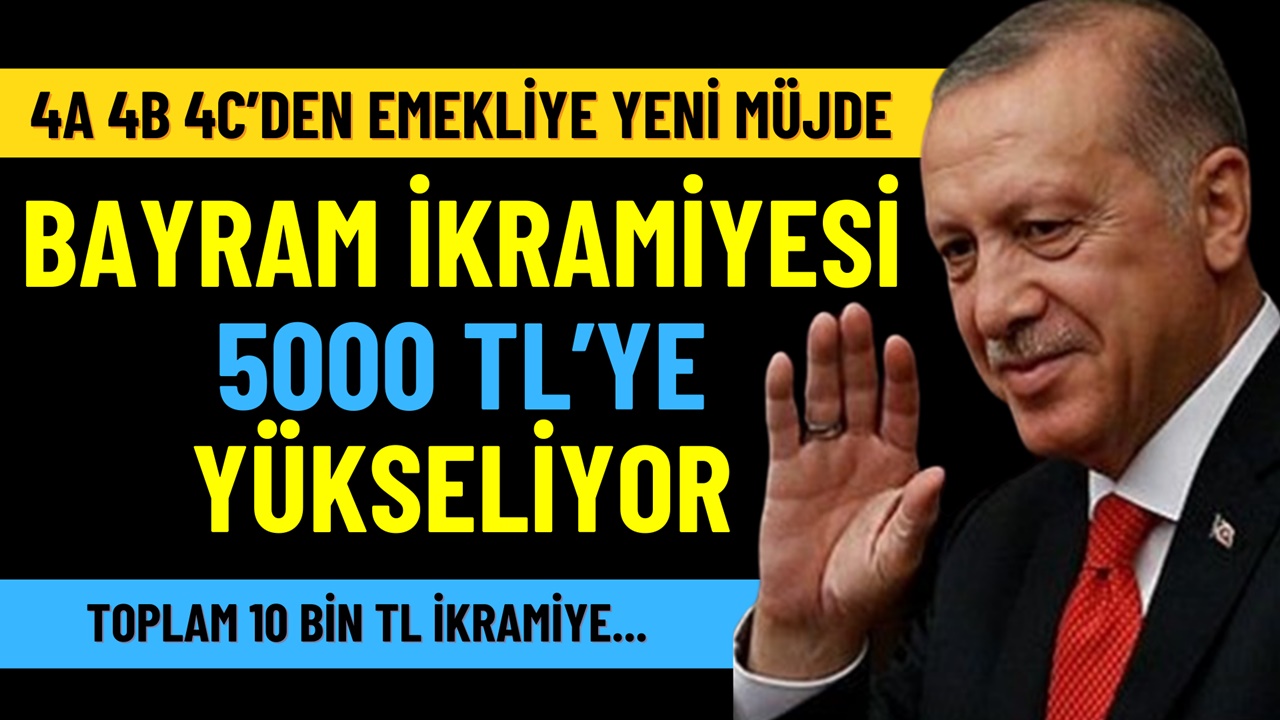 4A 4B ve 4C'den EMEKLİYE YENİ ZAM! Bayram İkramiyesi 5000 TL Oluyor