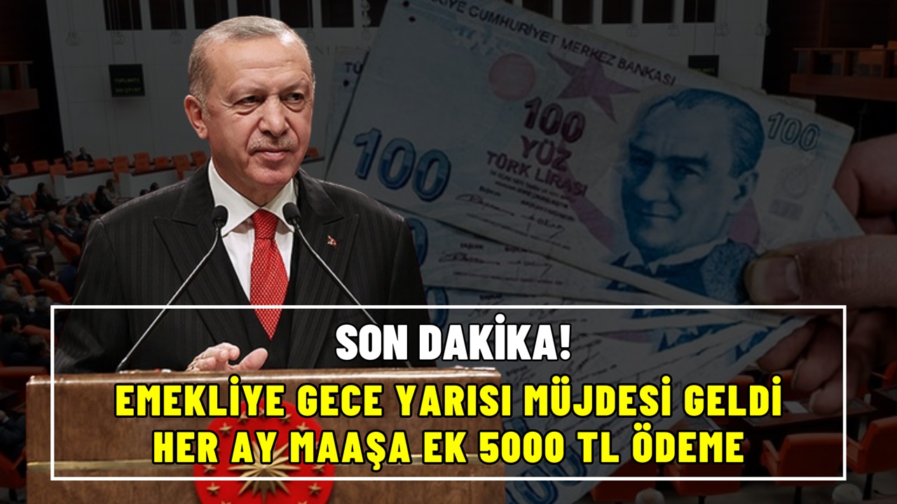 SSK ve Bağ-Kur Emeklisine Müjde Gece Yarısı Resmi Gazete'de Çıktı! Emekliye Her Ay 5 Bin TL Ek Ödeme