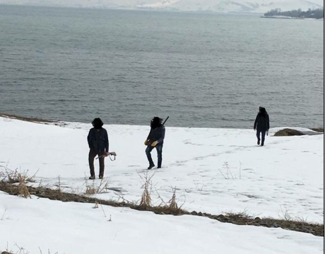 Van'da kaçak avlananlara ceza kesildi