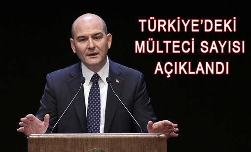 Türkiye’deki mülteci sayısı Bakan Soylu tarafından açıklandı