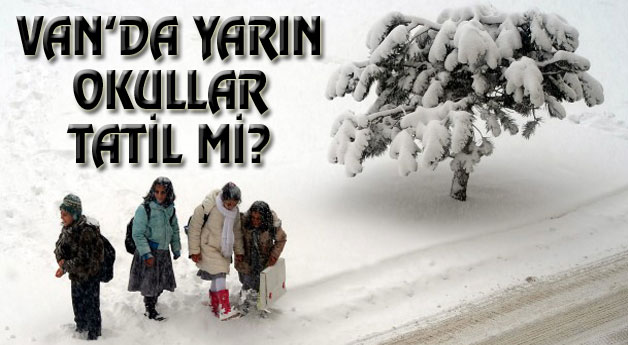 Van'da yarın okullar tatil mi? 16 Şubat Van Kar Tatili