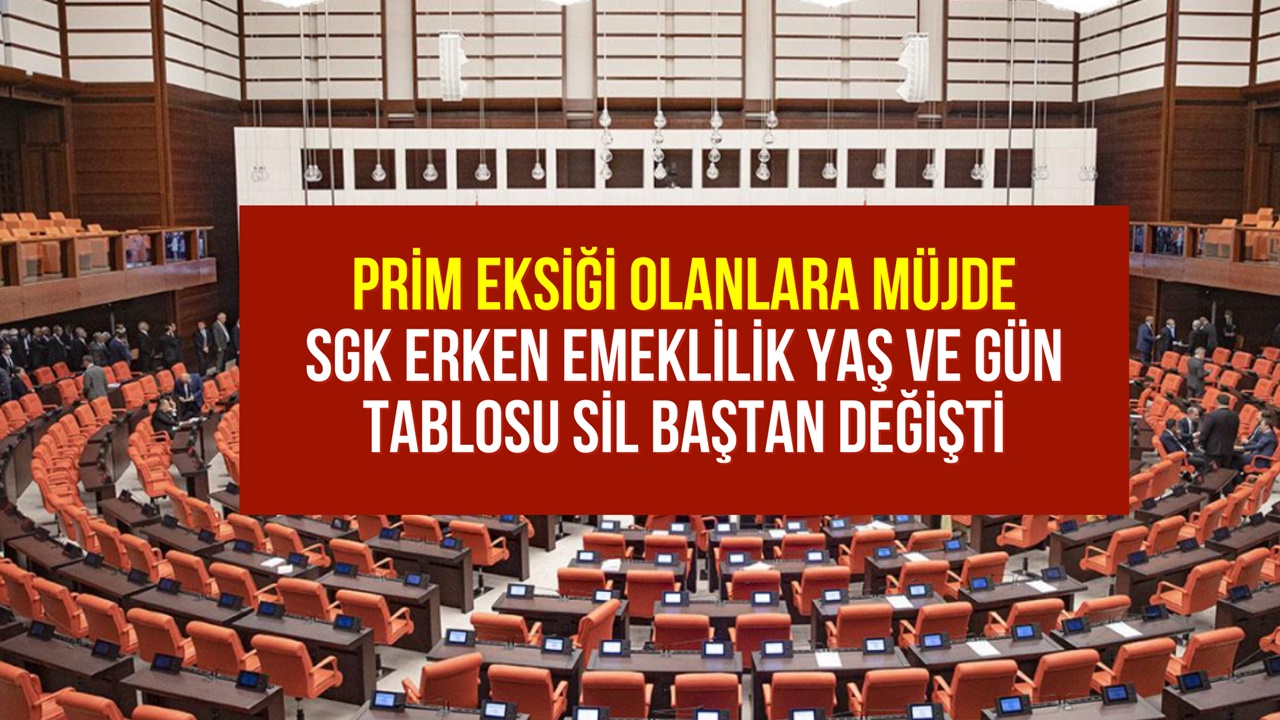 Primi Eksik Olanlara Müjde: SGK Erken Emeklilik Yaş Gün Tablosu SİL BAŞTAN Hesaplandı