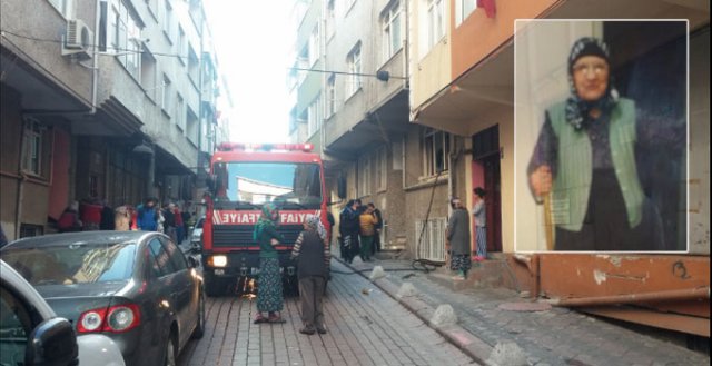 Zeytinburnu'nda yangında Ayşe Küçük öldü