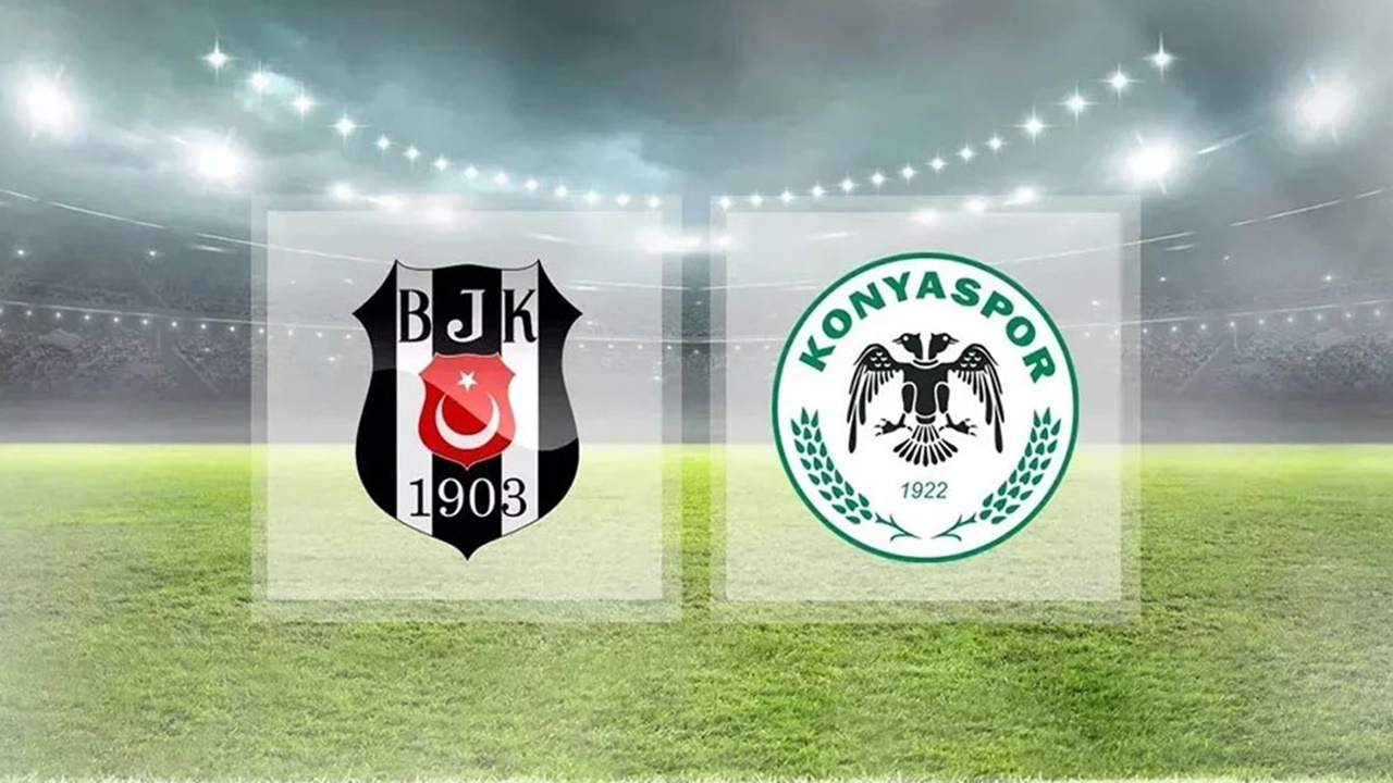 Beşiktaş Konyaspor maçının ilk 11'leri belli oldu