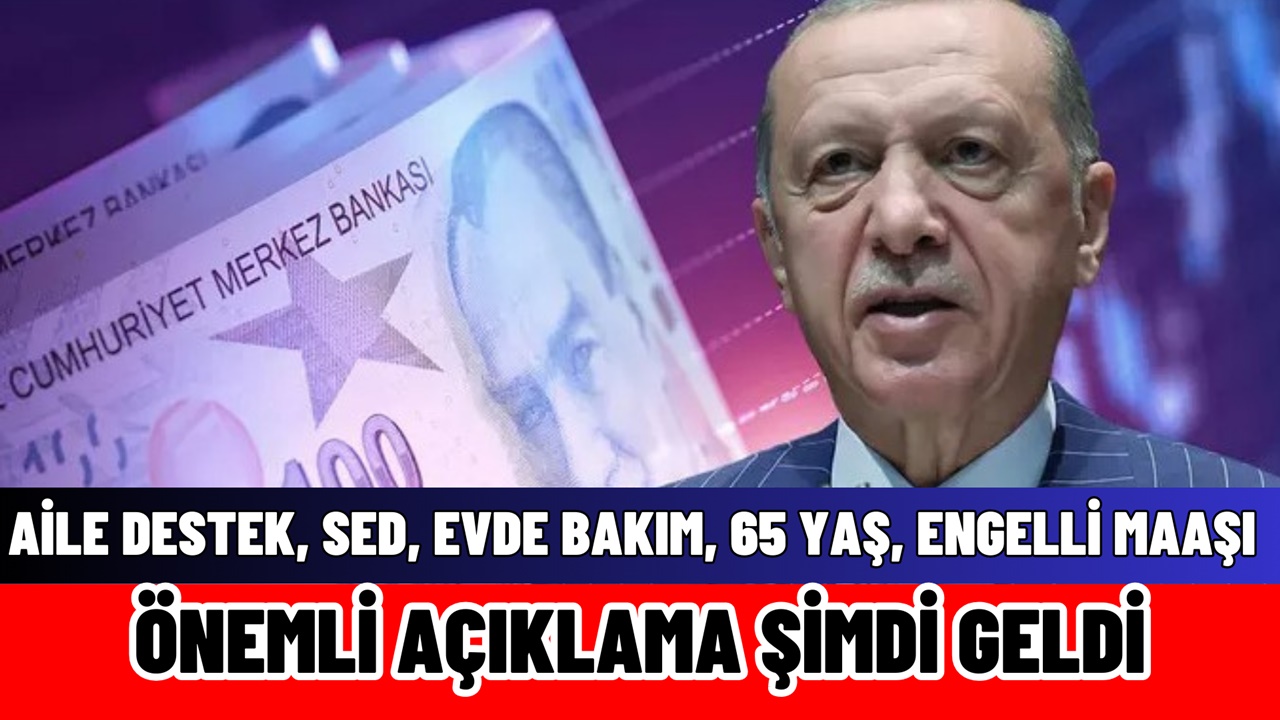 Aile Destek, SED, Evde Bakım, 65 Yaş, Engelli Maaşı Mart Ayı Ödeme Takvimi Açıklandı