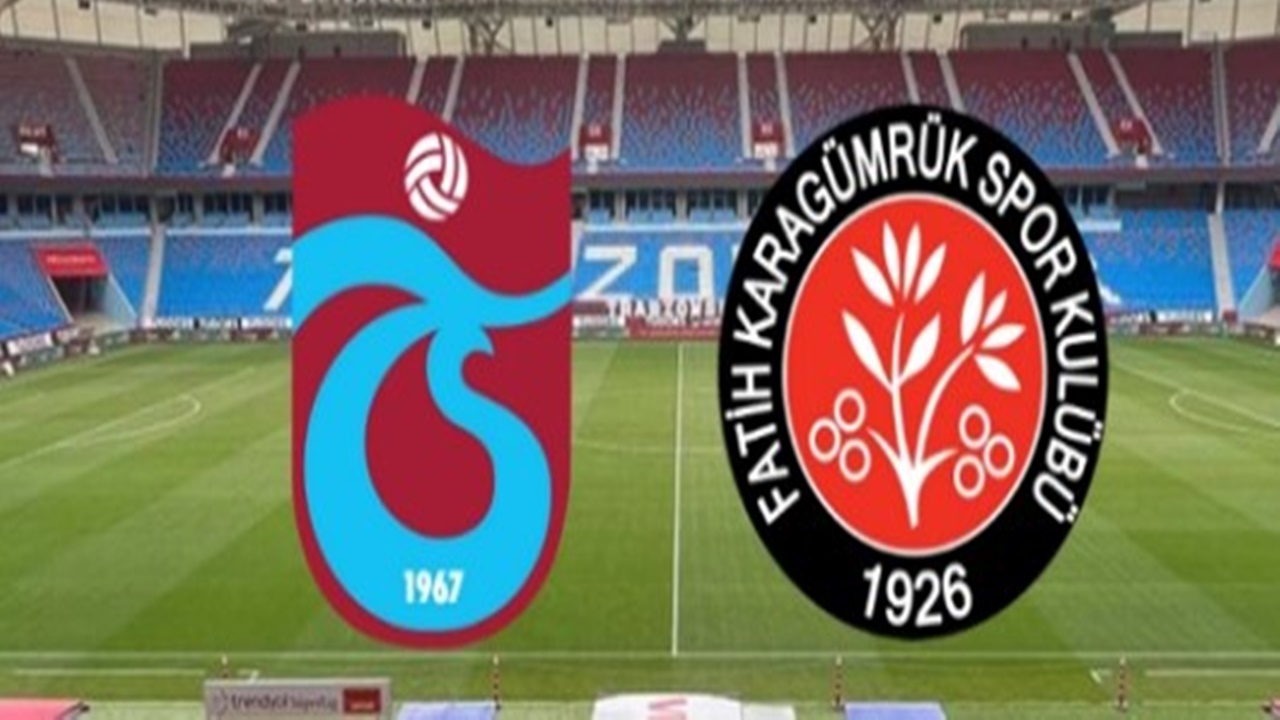 Süper Lig Trabzonspor Karagümrük maçı ilk 11’ler açıklandı