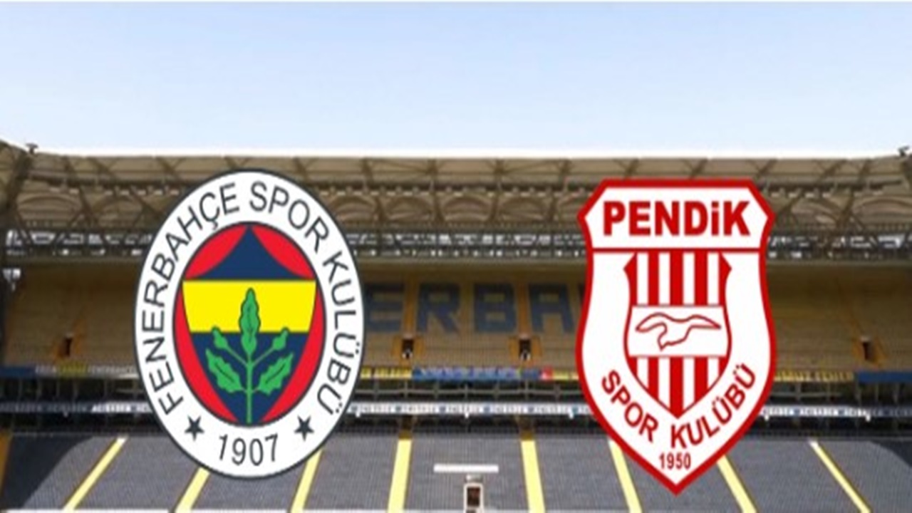 Fenerbahçe Pendikspor ilk 11! Fenerbahçe Pendikspor maç kadrosu