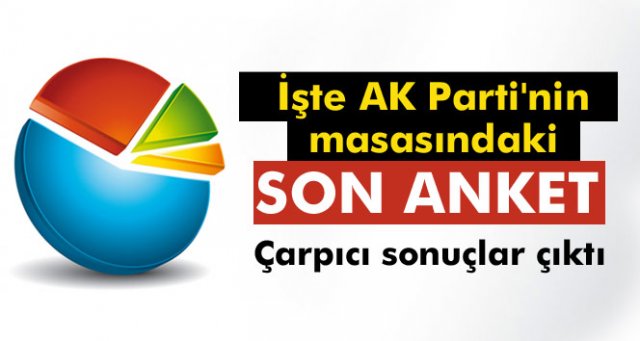 İşte AK Parti'nin masasındaki son anket!