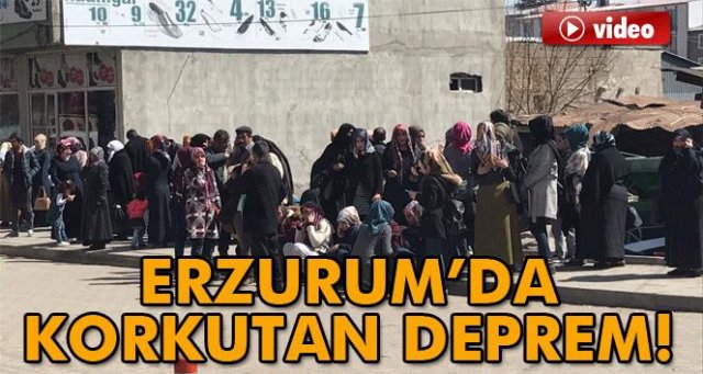 Erzurum’da 4.2 büyüklüğünde deprem| Son depremler