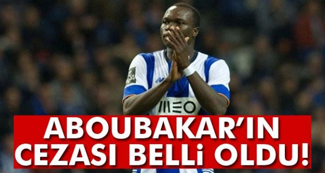 UEFA, Aboubakar’ı 3 maç ile cezalandırdı