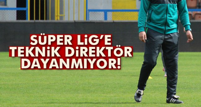 Süper Lig’e teknik direktör dayanmıyor!