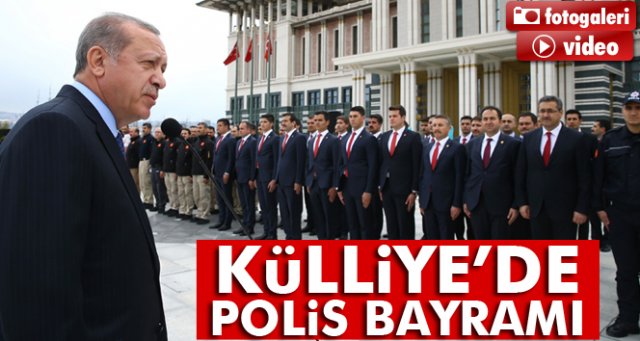 Cumhurbaşkanı Erdoğan polislerle bir araya geldi