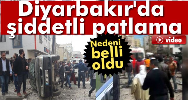 Diyarbakır'da şiddetli patlama