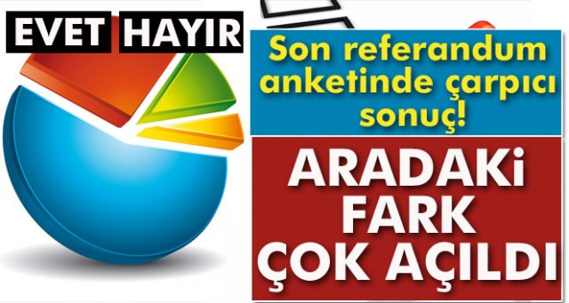 Son referandum anketinde çarpıcı sonuç