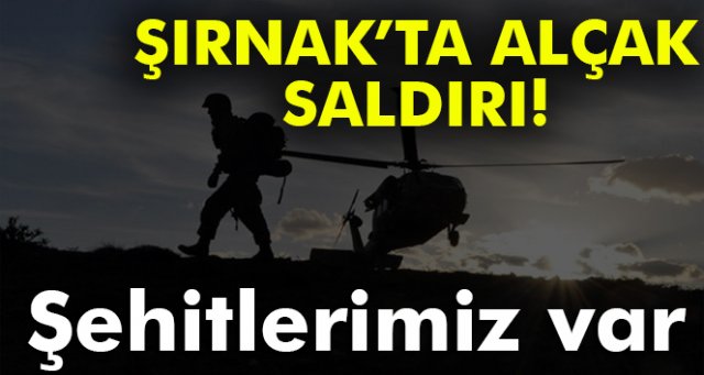 Şırnak'ta güvenlik görevlilerine hain saldırı! |Şırnak'ta çatışma