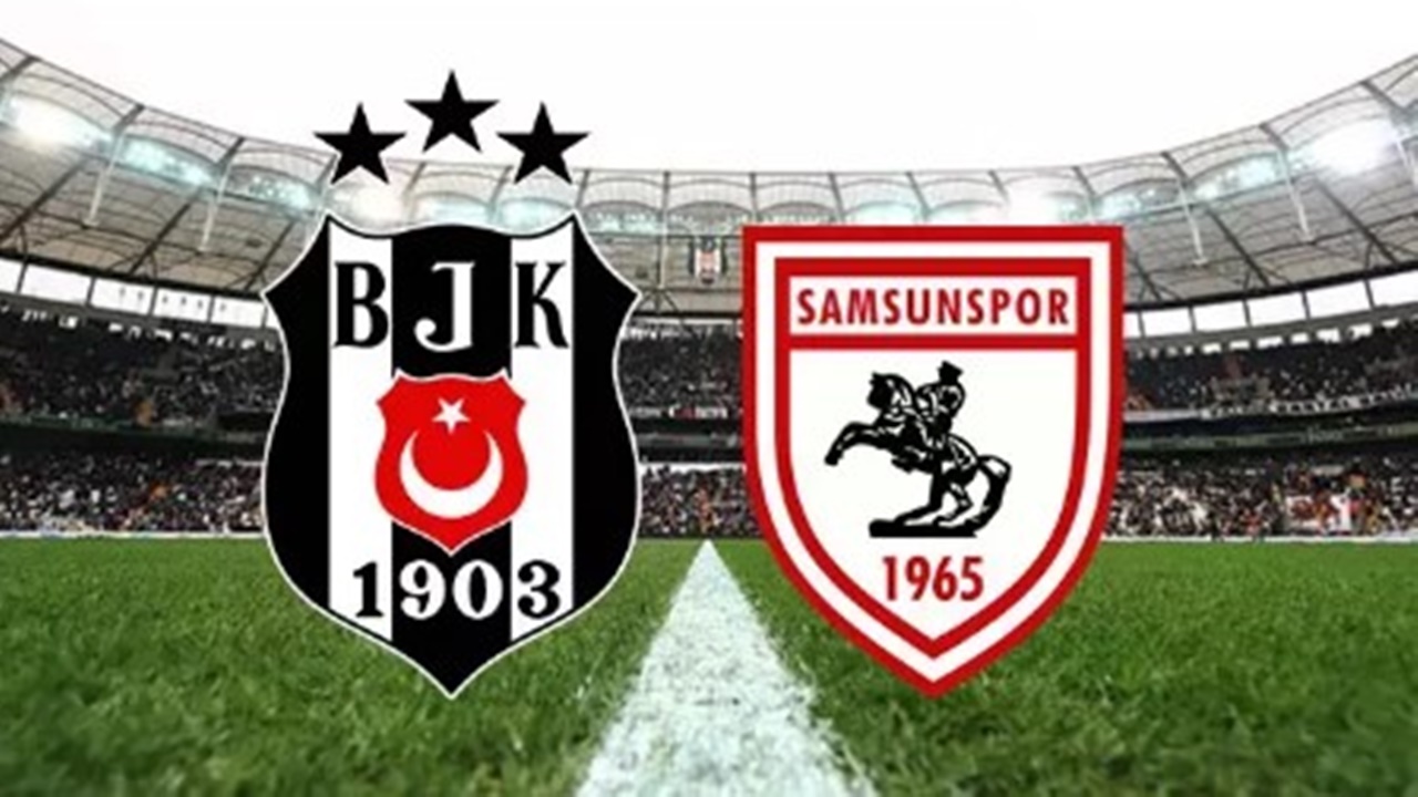 Beşiktaş Samsunspor ilk 11; Yeni teknik direktör de tribünde olacak