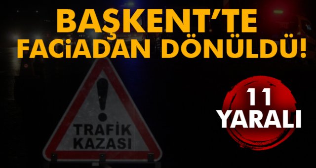 Başkent’te facianın eşiğinden dönüldü!