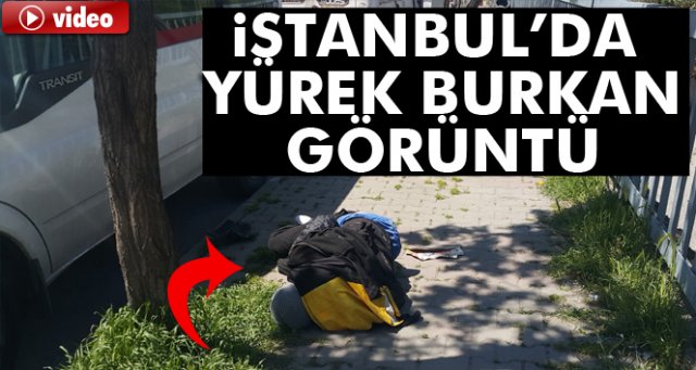 Kağıthane’de kaldırımda yaşayan evsiz yürekleri burktu