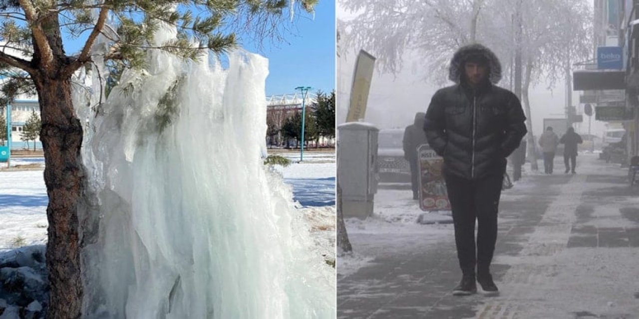 Doğu Anadolu Donuyor: Sıcaklık -30 Dereceyi Gördü!