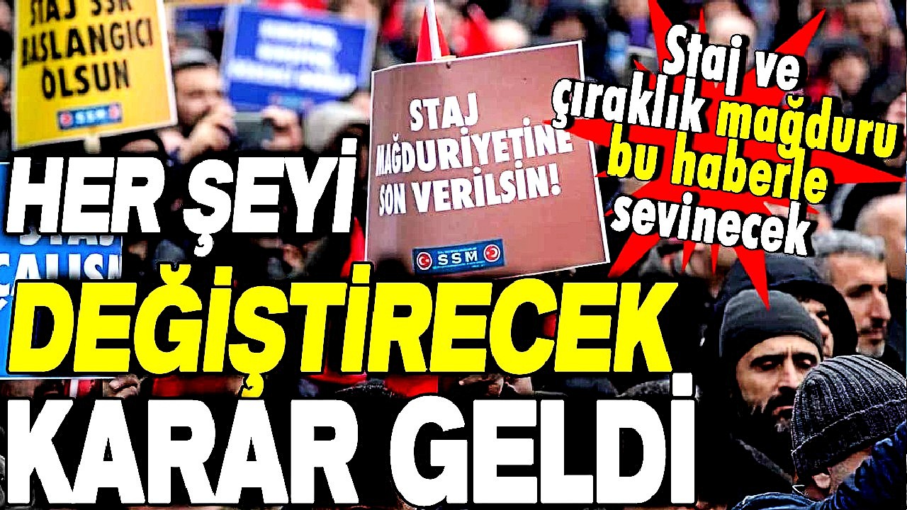 EYT'de staj ve çıraklık düzenlemesi: Gözler Bakanlıkta!