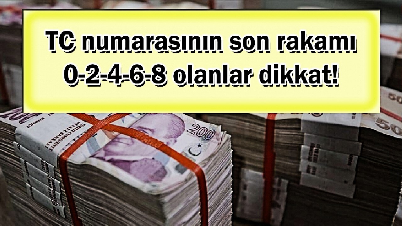 Devlet para yatırmaya başladı; TC kimlik son rakamları 0-2-4-6-8 olanlar alıyor