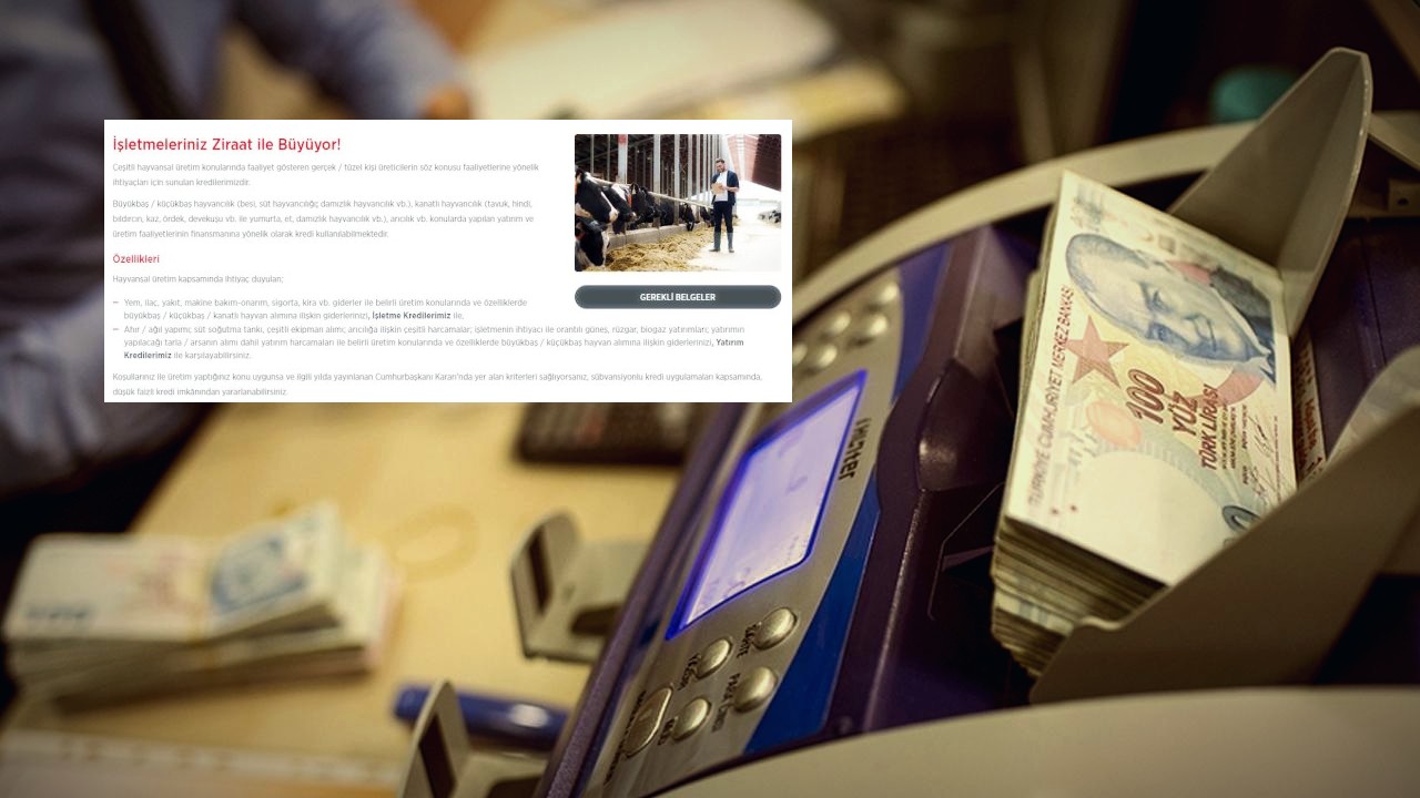 Ziraat Bankası damping yaptı; Faizsiz 500 bin TL vermeye başladı
