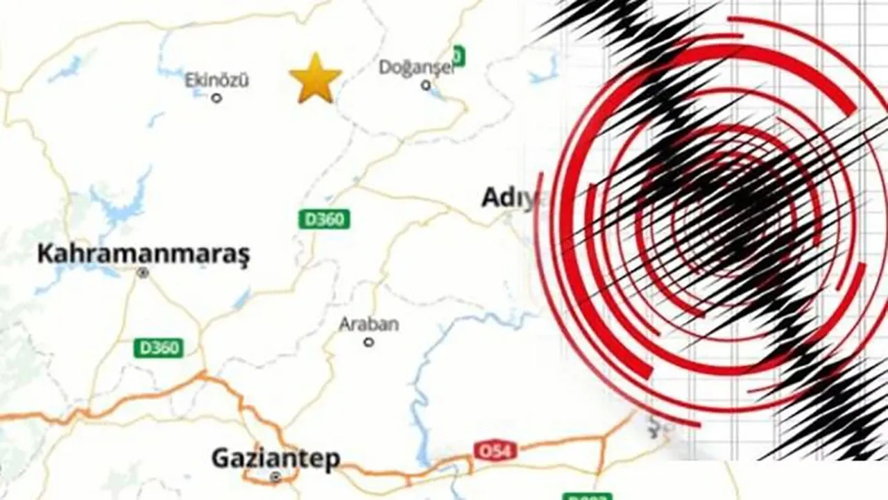 Kahramanmaraş'ta deprem oldu! Kayseri hissetti şiddeti kaç