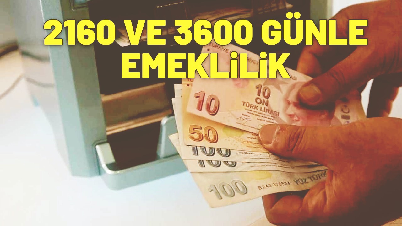 Nokta atışı; 2000 2001 2003 2013! 4A 4B primi ödeyenlere 3600, 4700 ile 5300 günle emeklilik