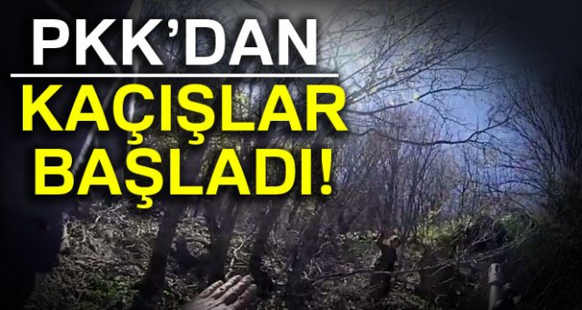 Terör örgütü PKK’dan kaçışlar başladı