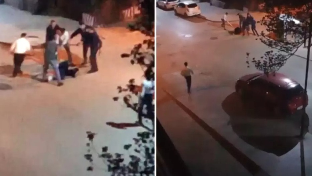 Ankara’da Dehşet: Sokak Ortasında Sopalı Saldırı Kamerada! Bayıltana Kadar Dövdüler