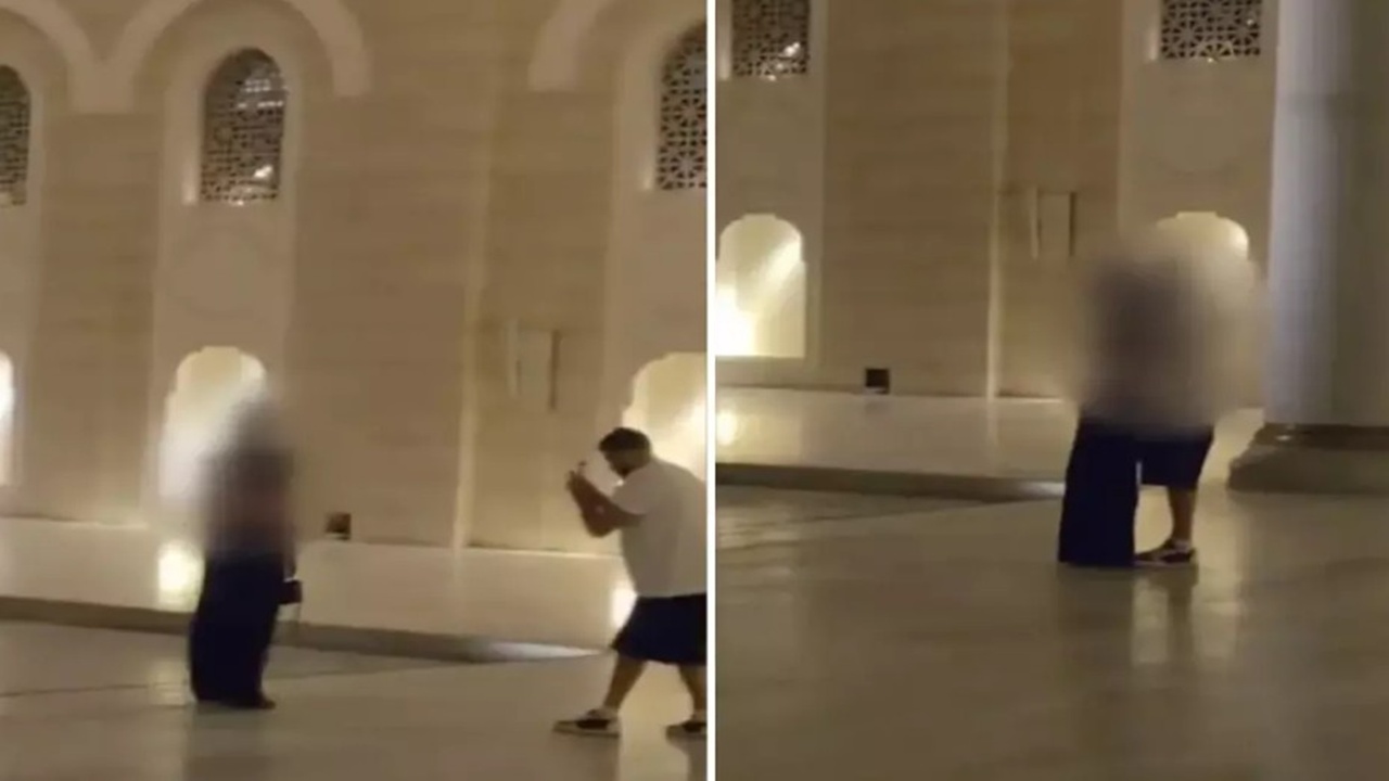 Büyük Çamlıca Camii’nde Tepki Çeken Görüntü: Avluda Öpüşen Çift Tartışma Yarattı