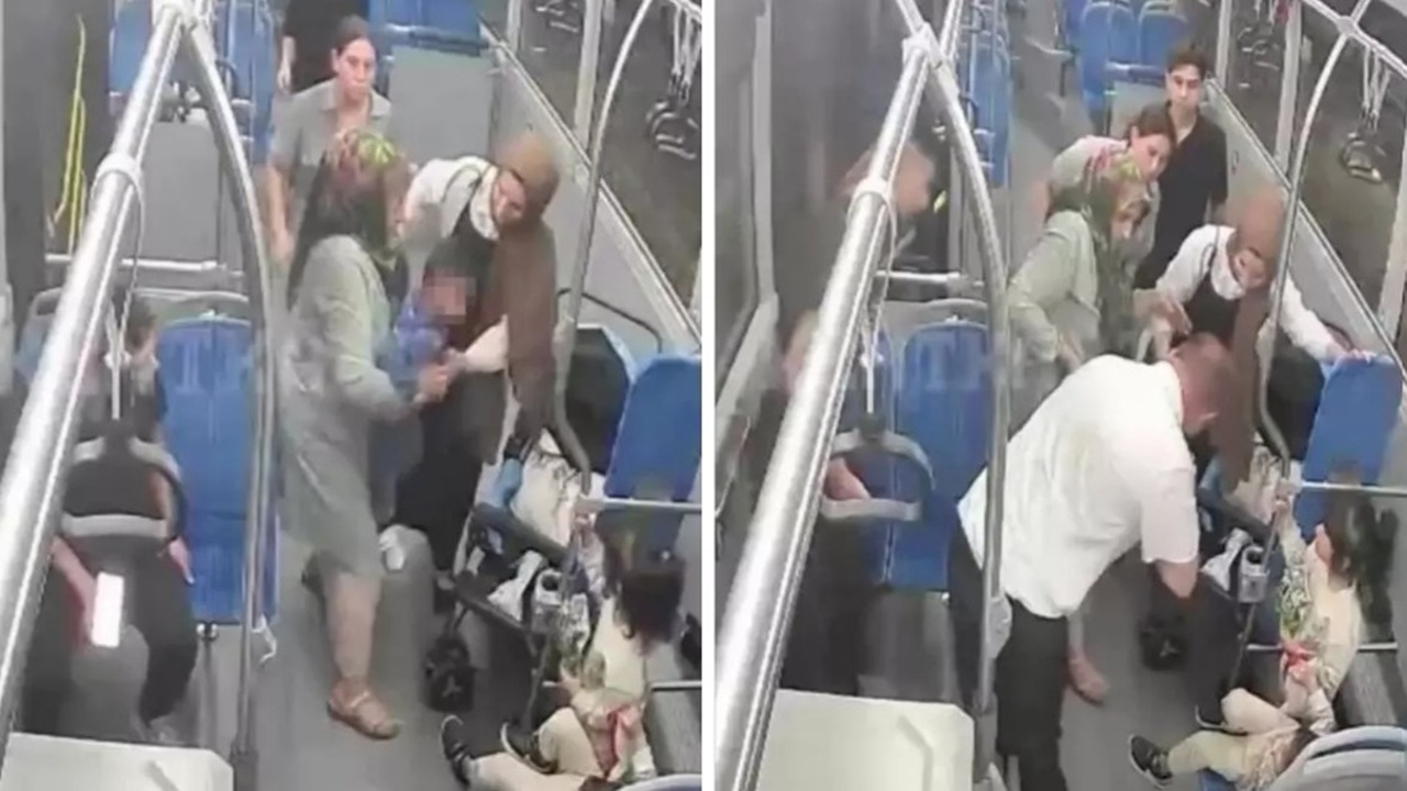 Otobüste Panik Anları! Şoför Heimlich Manevrasıyla 3 Yaşındaki Çocuğu Kurtardı