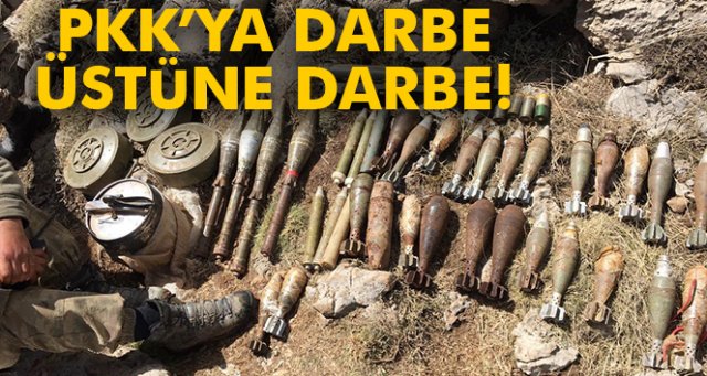 PKK'ya darbe üstüne darbe!