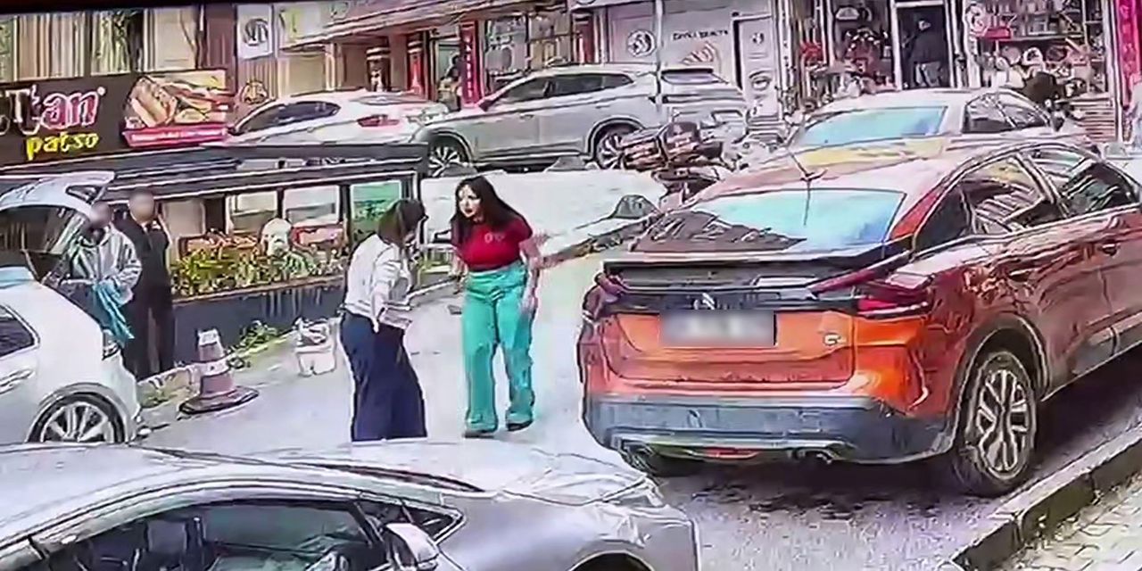 “Kelebek Sarsılmaz” lakaplı fenomen Hülya Sönmez artıştığı kadın sürücüye kafa attı