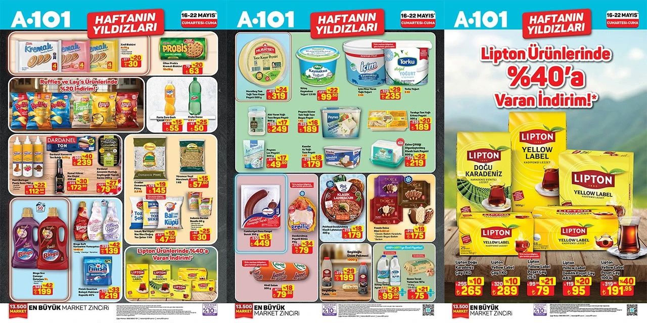 A101 16-22 Mayıs Haftanın Yıldızları indirimleri başladı