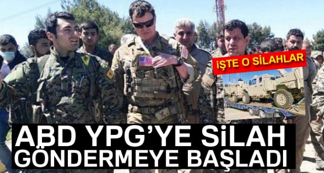 YPG’ye ilk parti silahlar 26 Mayıs’ta verilecek!
