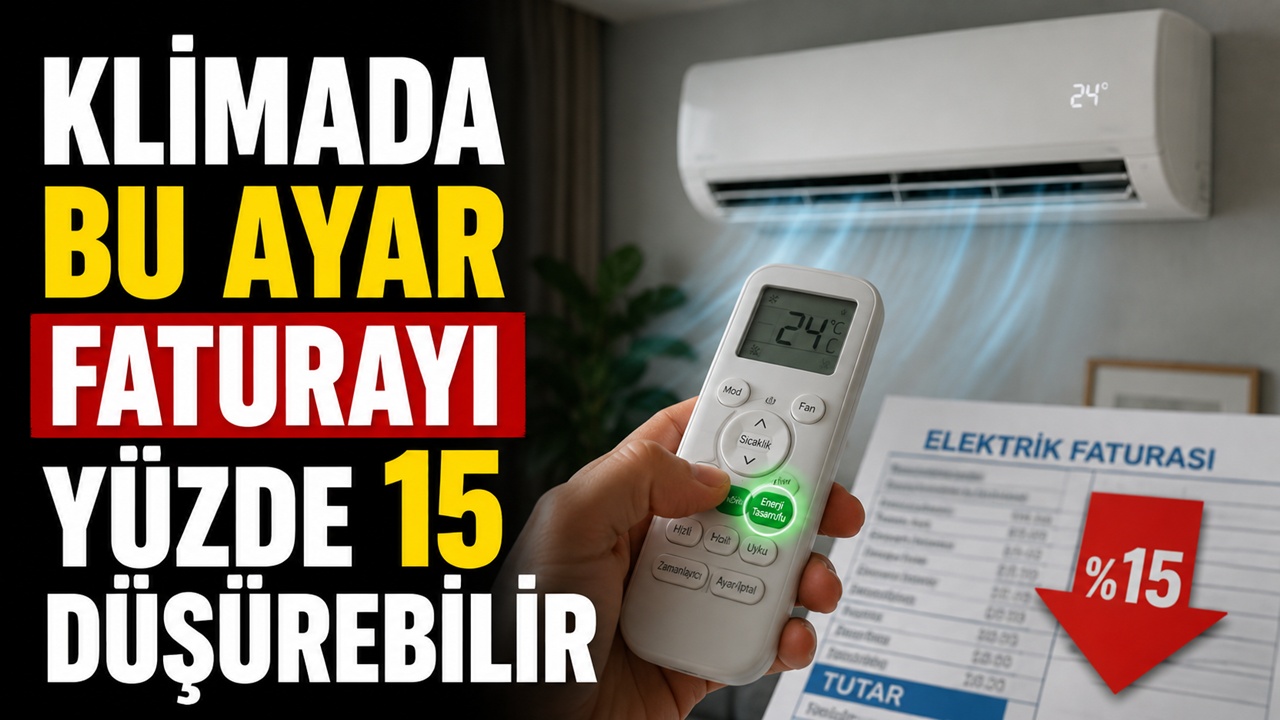 Klimada bu ayar faturayı yüzde 15 düşürebilir