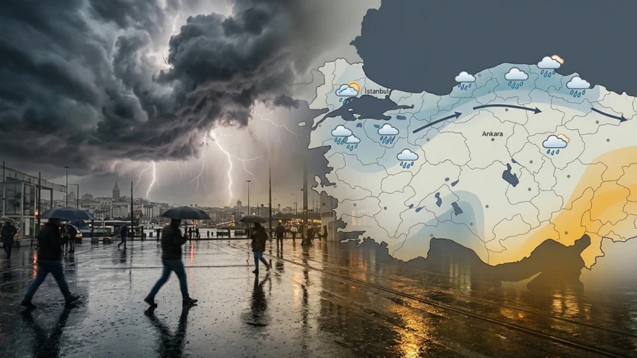 Hava bir anda değişecek! Meteorolojiden sağanak ve fırtına uyarısı