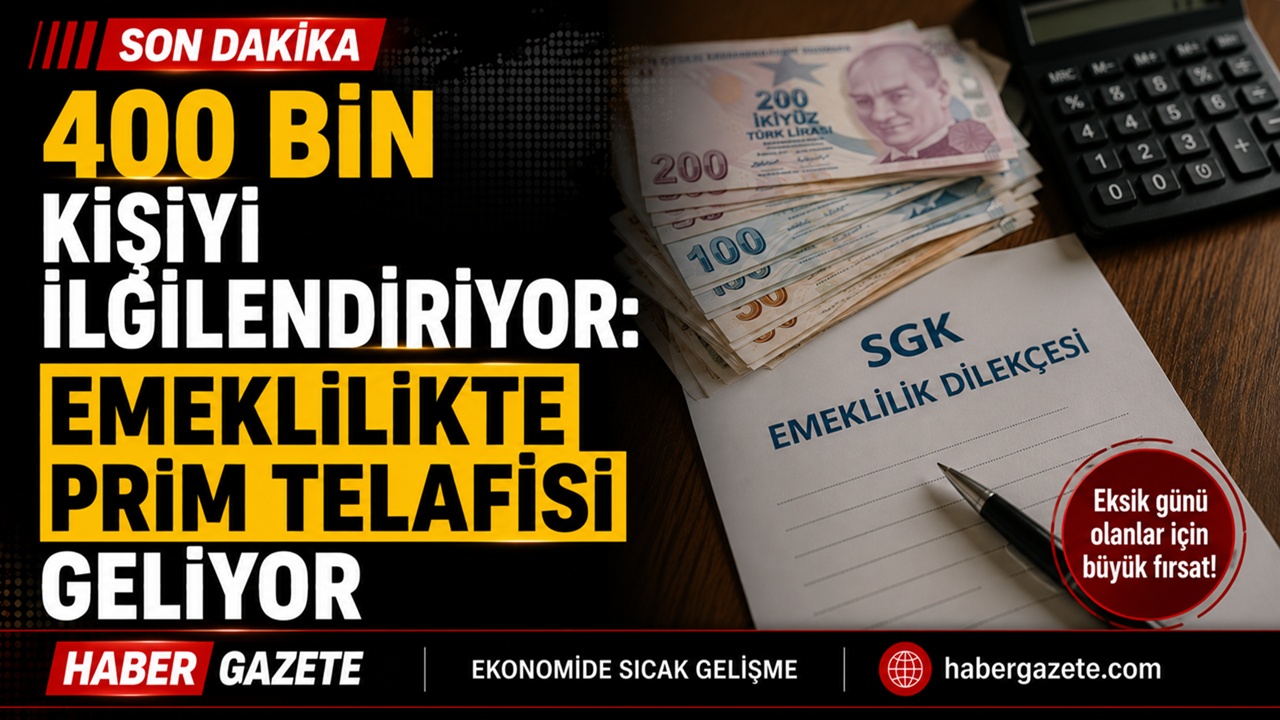 400 bin kişiyi ilgilendiriyor: Emeklilikte prim telafisi geliyor
