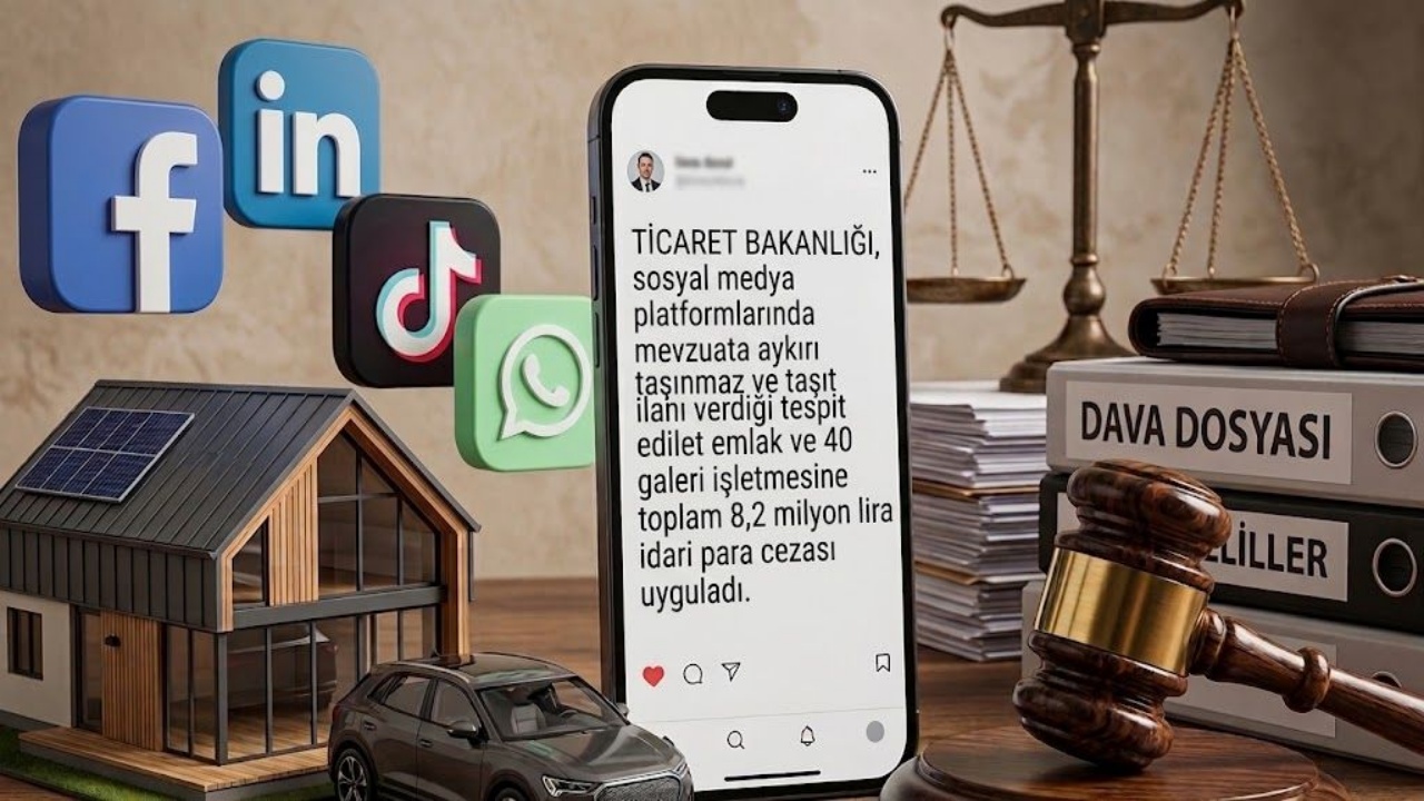Sosyal medyada ev ve araç ilanı verenlere 8 milyon liralık ceza