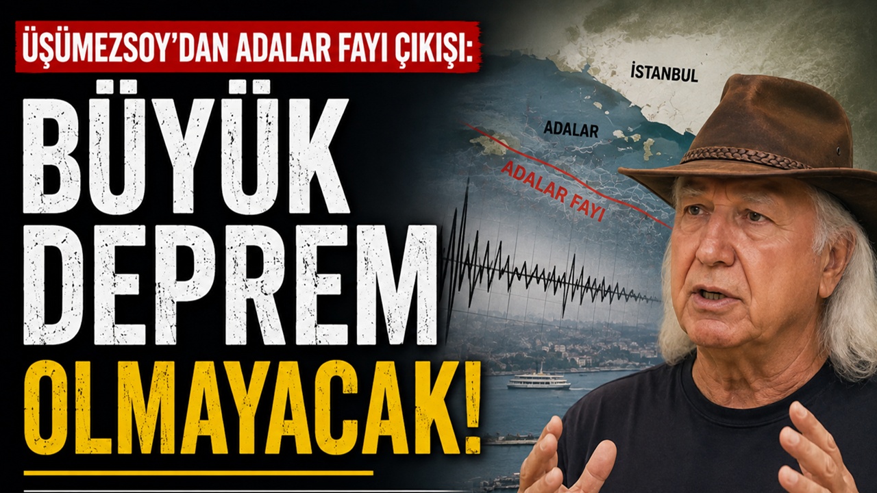 Üşümezsoy'dan Adalar Fayı çıkışı: Büyük deprem olmayacak