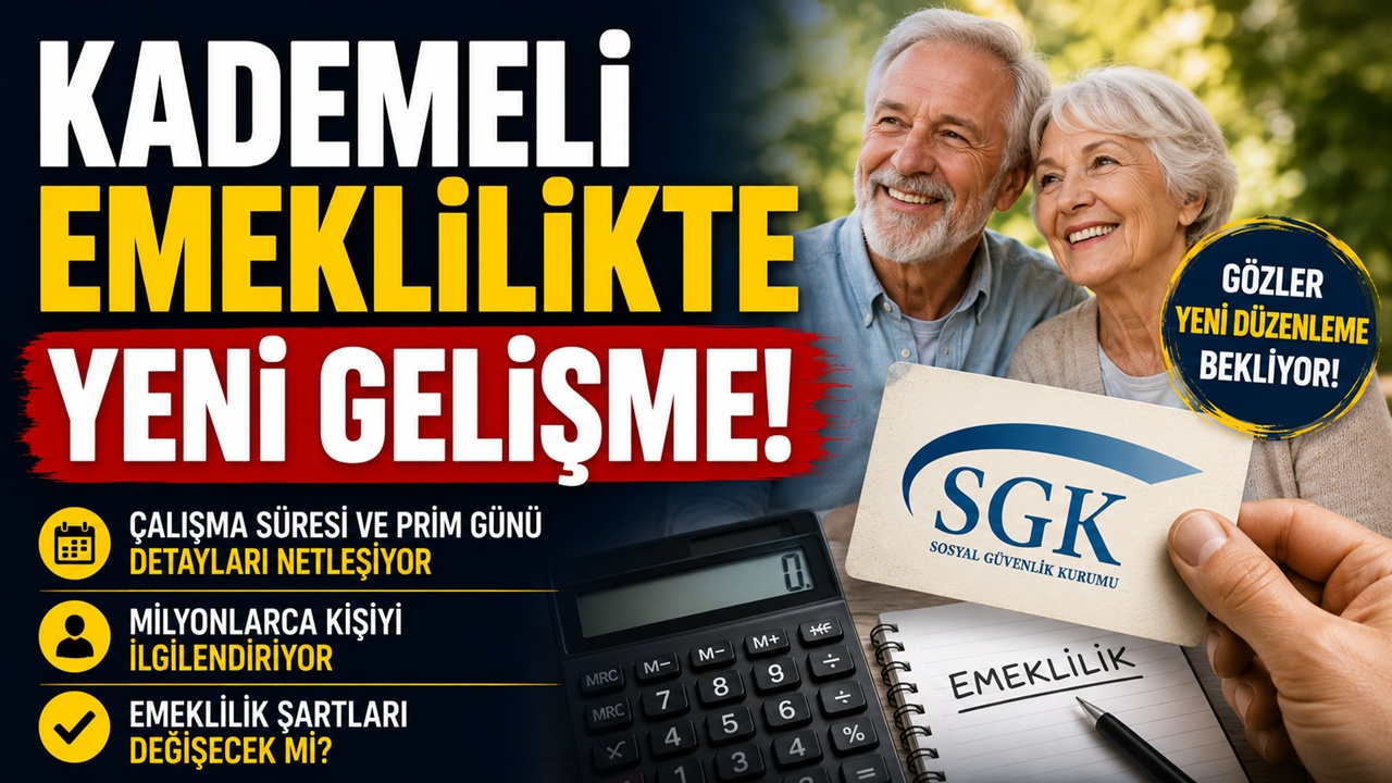 Kademeli emeklilikte yeni gelişme!