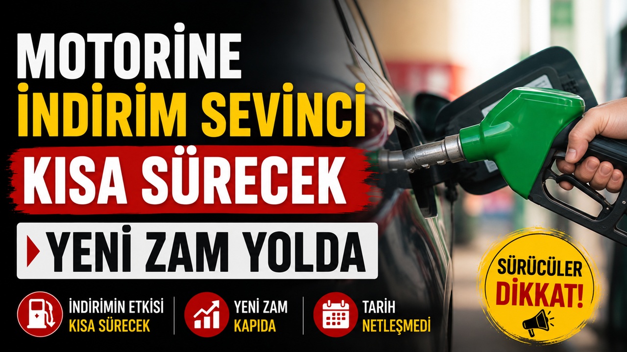 Motorine indirim sevinci kısa sürecek. Yeni zam yolda