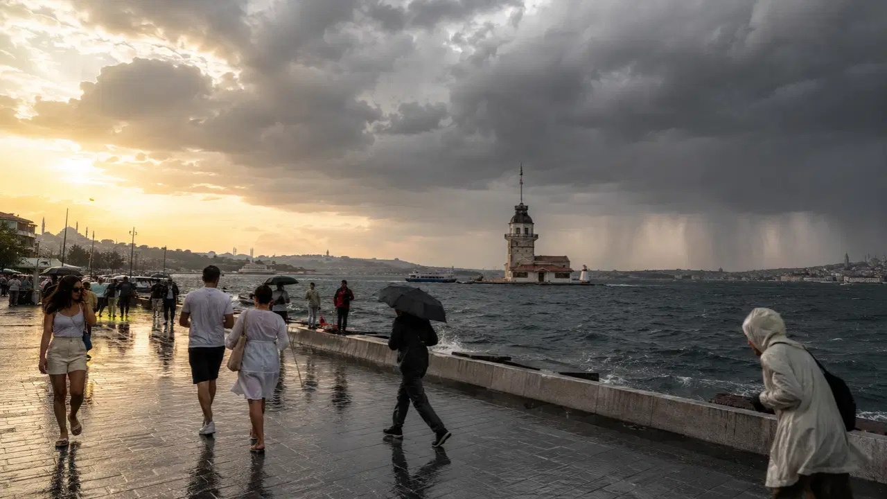 İstanbul için hava değişiyor, kuvvetli yağış geliyor