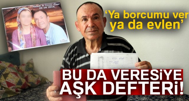 Bu da veresiye aşk defteri